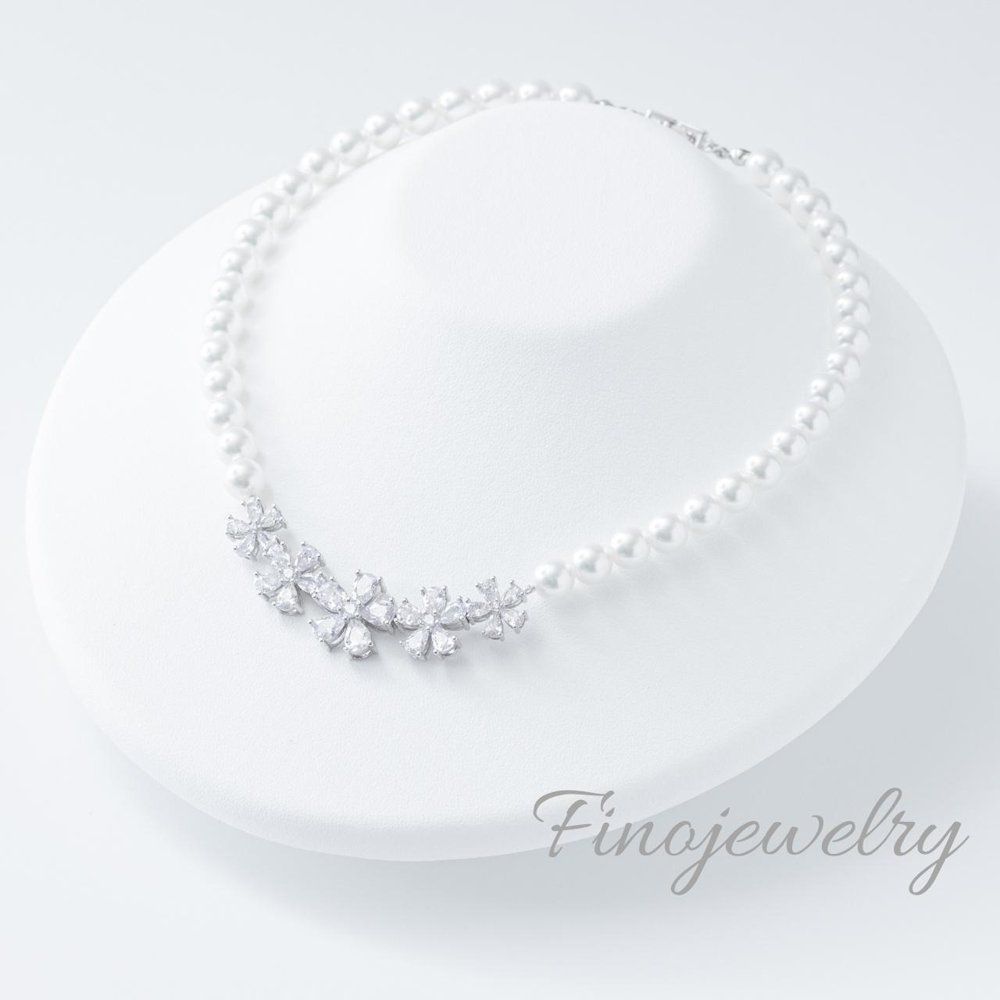 ♡みっちー♡様〜新作 天然石 レジンネックレス 【猫紅葉】 【No.176