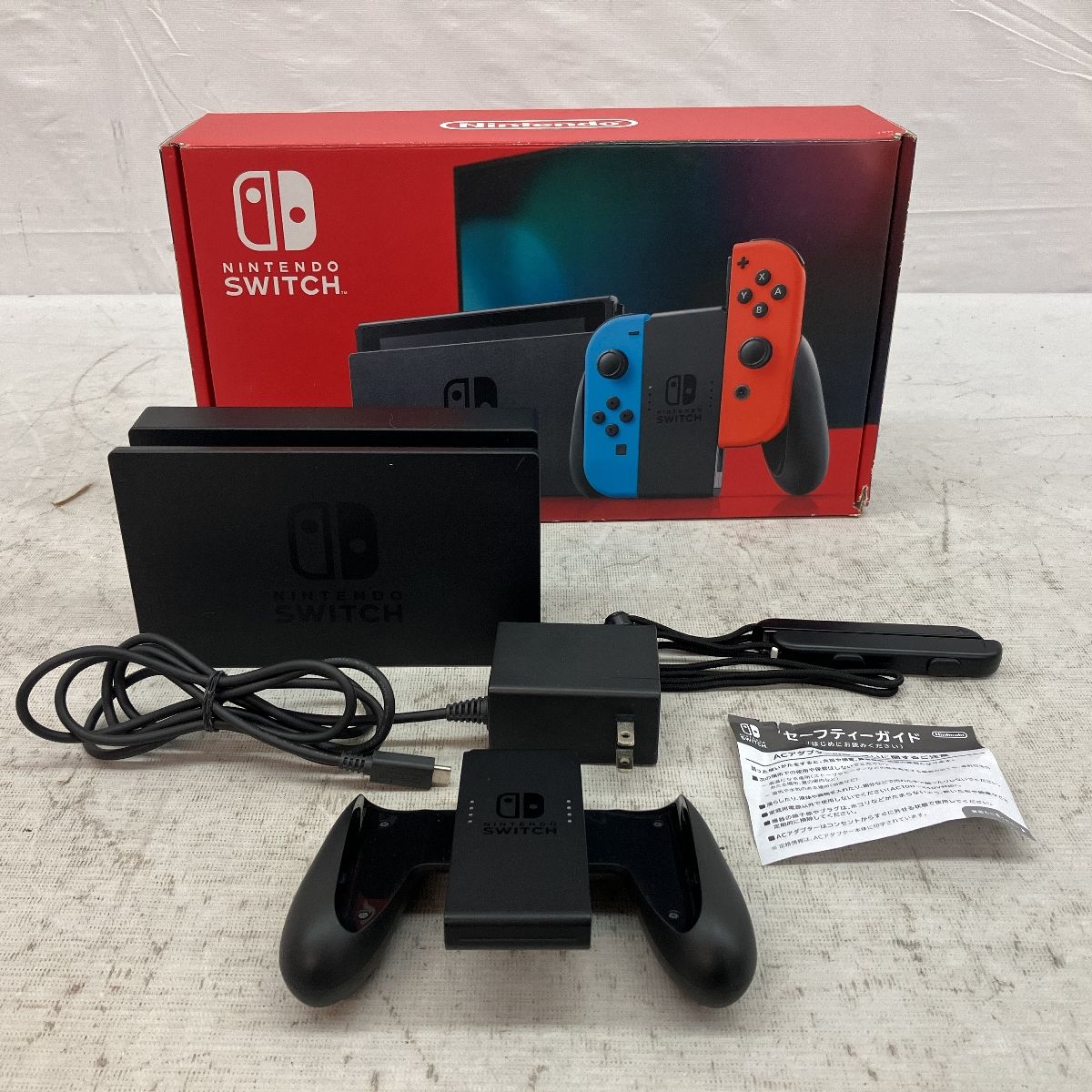 Nintendo Switch HAC-001 ニンテンドー スイッチ 本体 ネオンブルー ネオンレッド ゲーム 機 任天堂 中古 C9520974  - メルカリ