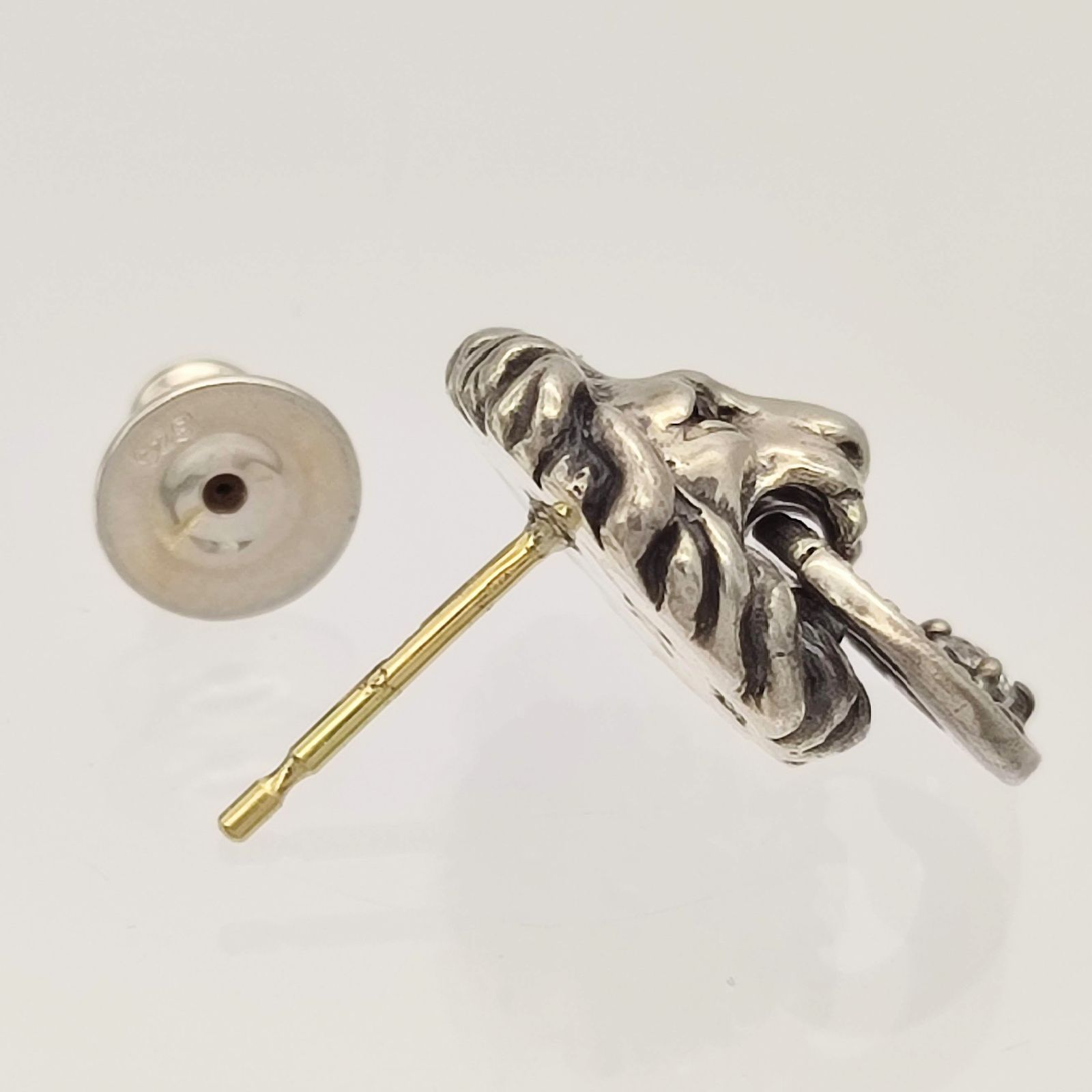 美品】Justin Davis ジャスティンデイビス LION KEEPER ピアス