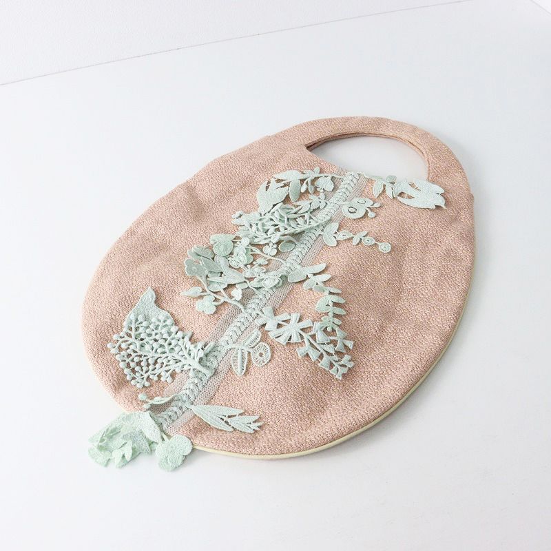 2019SS ミナペルホネン mina perhonen forest parade egg bag 刺繍  
