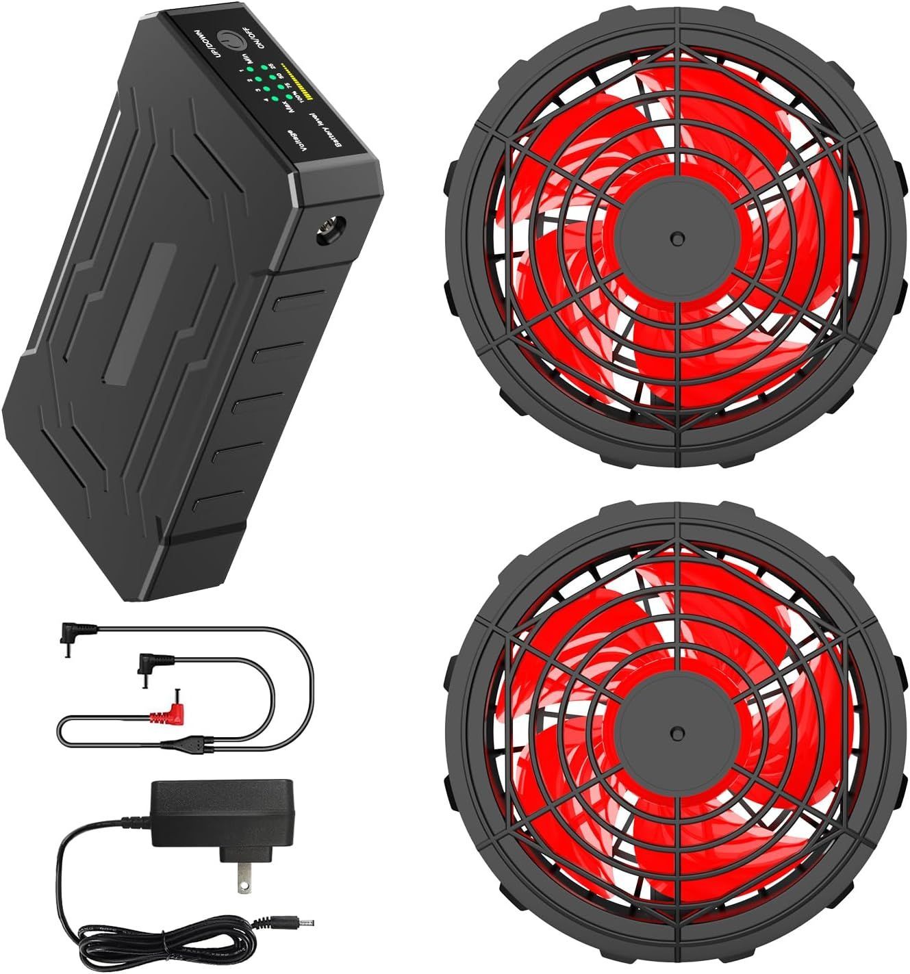 空調作業服 ファンバッテリー 43V 30000mAh 43V超高出力✨ファン