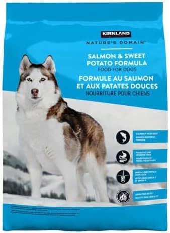 カークランド シグネチャー ネイチャーズドメイン サーモン ポテト 15.87㎏ 成犬用 グレインフリー