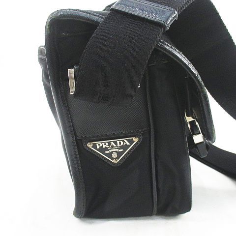 Prada ブラック メッセンジャーバッグ プラダ PRADA VA0769 ショルダーバッグ メッセンジャーバッグ