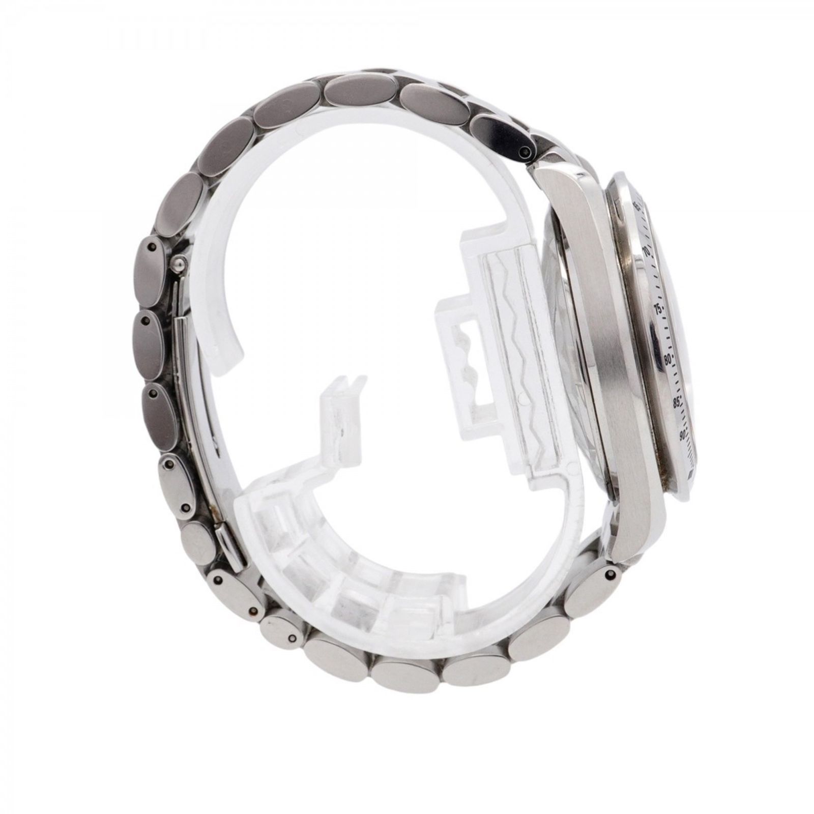 シルバー文字盤腕時計 メンズ