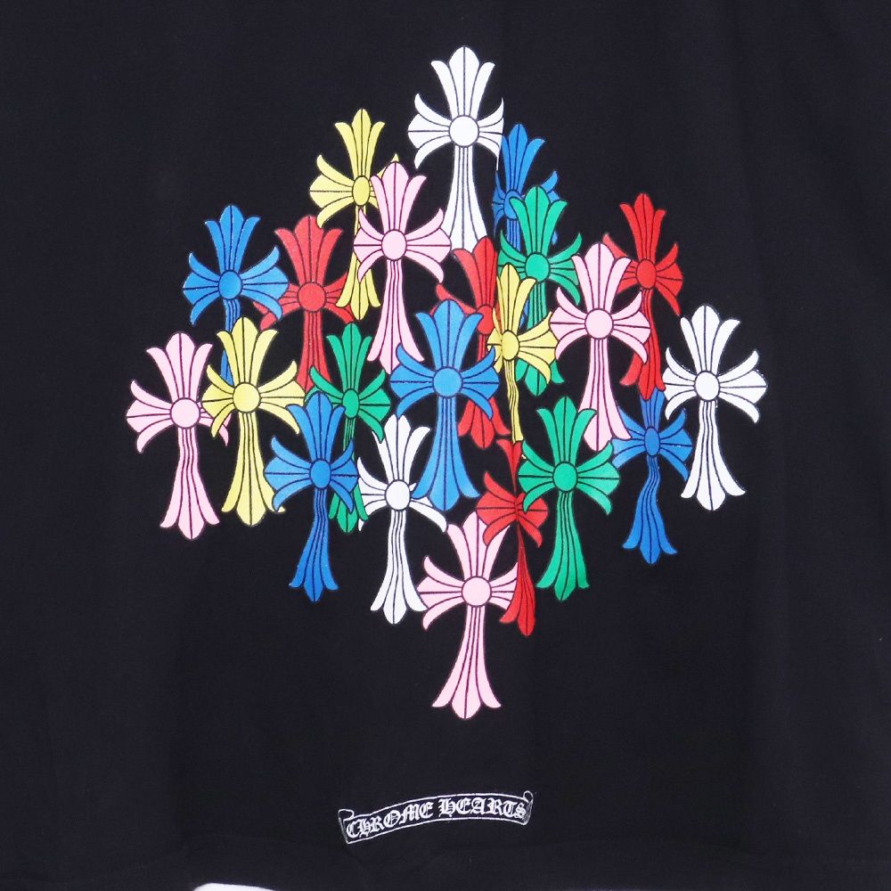 CHROME HEARTS マルチカラーセメタリークロスTシャツ XLサイズ CHROME HEARTS マルチカラーセメタリークロスTシャツ XLサイズ