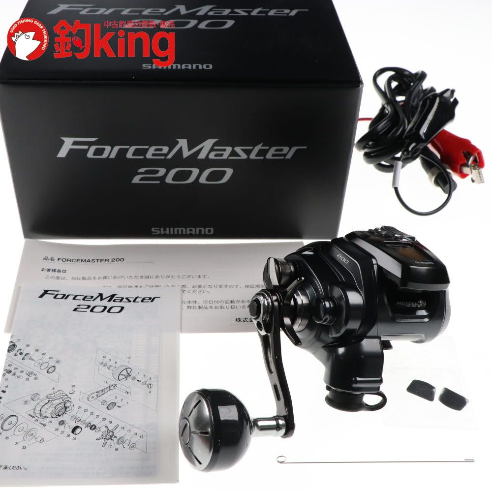 【人気ショップが最安値挑戦！】 ☆【中古美品】シマノ フォースマスター9000 微少4回 使用釣行 リール