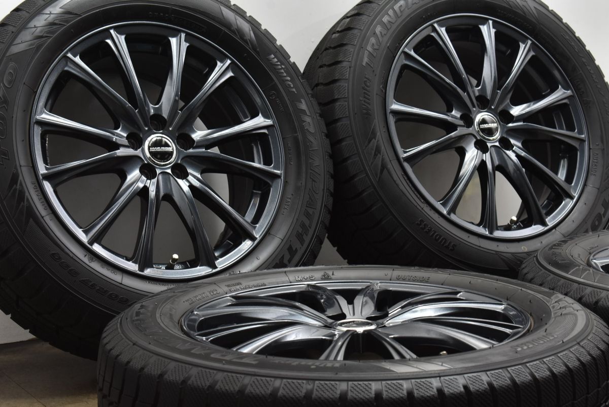 【美品 バリ溝】WAREN 17in 7J +55 PCD100 トーヨー ウィンタートランパス TX 225/60R17 スバル GT XV SJ フォレスター スタッドレス