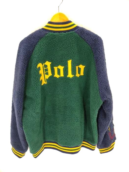 ラルフローレン　ボアスタジャン POLO RALPH LAUREN ポロ ラルフローレン サテン バーシティ