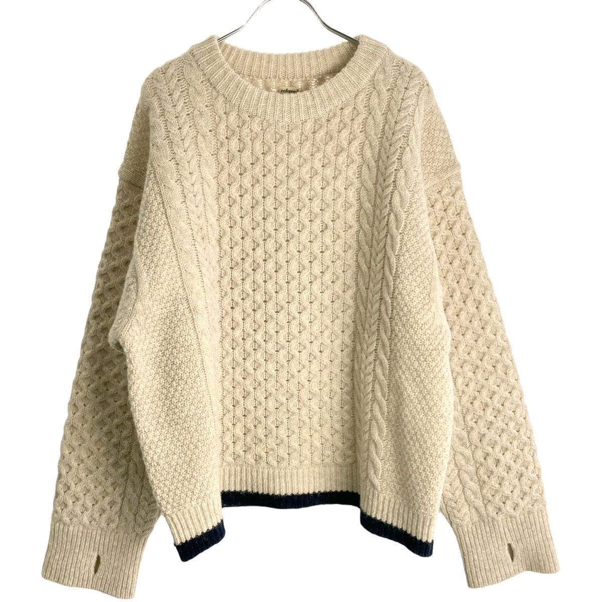 refomed リフォメッド GUNTE KNIT SWEATER プルオーバーニットセーター  