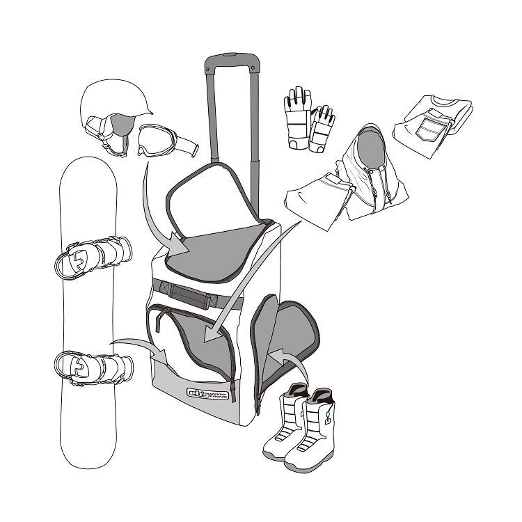 BAG ウィール付きバッグ