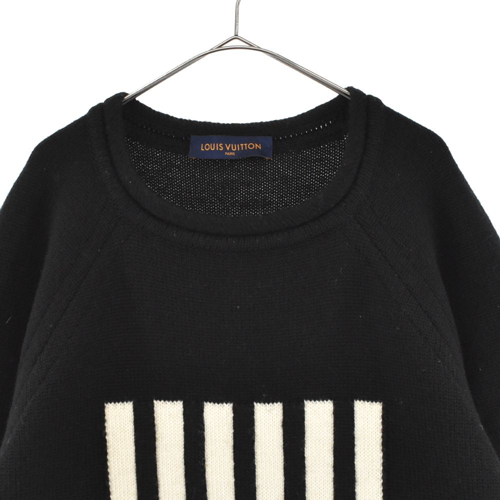 LOUIS VUITTON (ルイヴィトン) 19AW Barcode & Earth Knit バーコード  