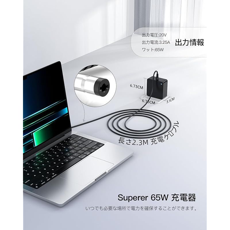 Lenovo IdeaPad Slim 350i Chromebook＋充電器 Amazon.com: 65W 45W Type C USB C Adapter Charger for Lenovo