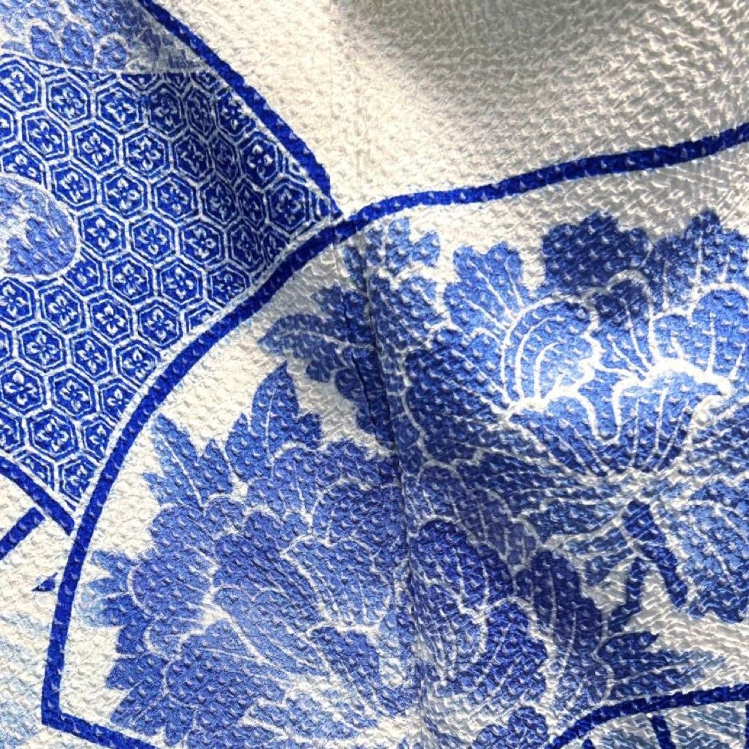 振袖 総絞り 扇 牡丹 菊花 波 伝統和模様 成人式 着物 093a d 【公式通販】