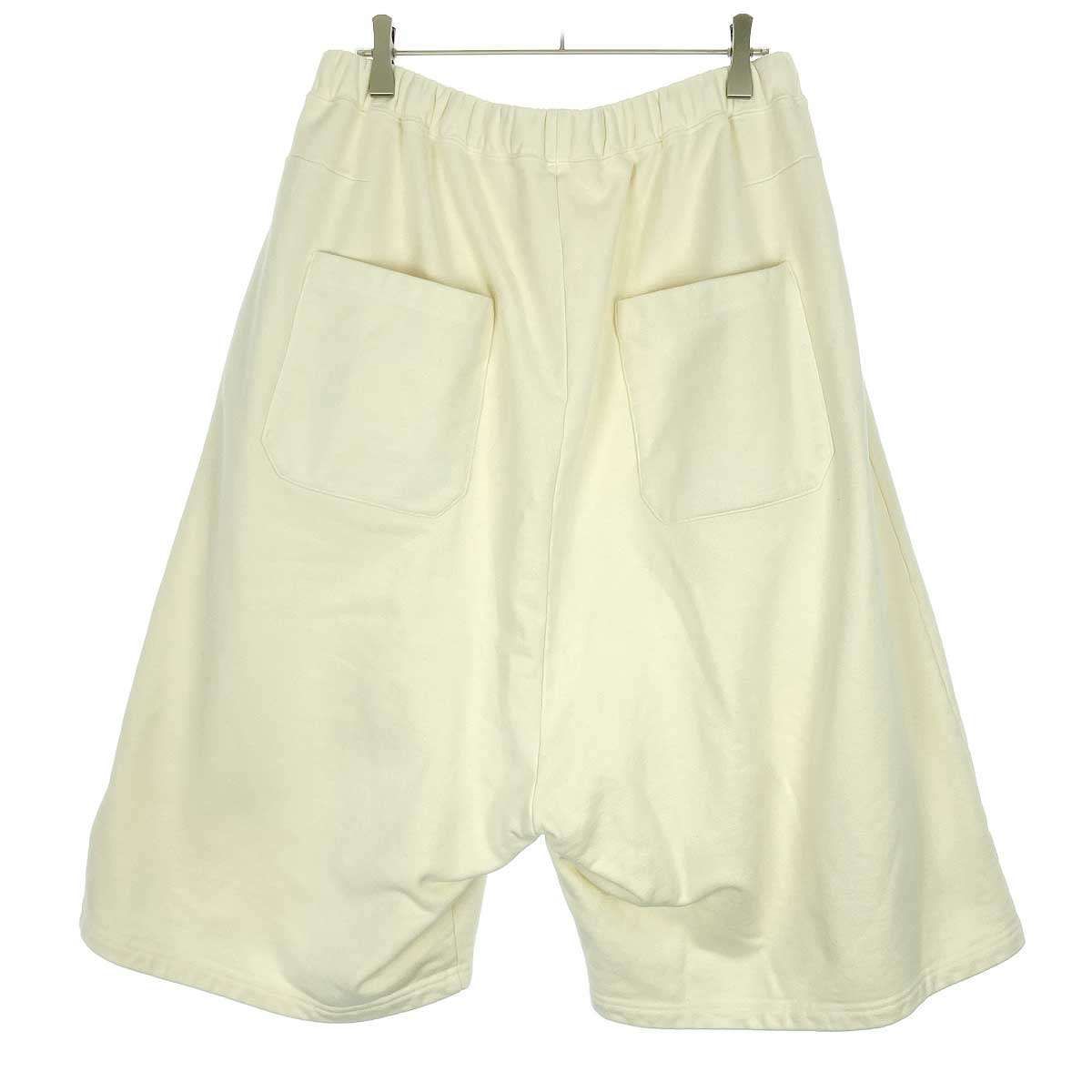 ANCELLM アンセルム 25SS 3/4 TUCK SWEAT SHORTS ANC-PT81 アイボリー 