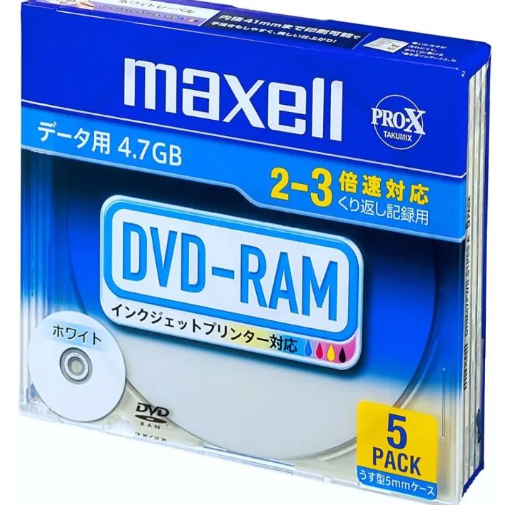 ◇新品未使用品◇maxell データ用 DVD-RAM 4.7GB 2-3倍速対応