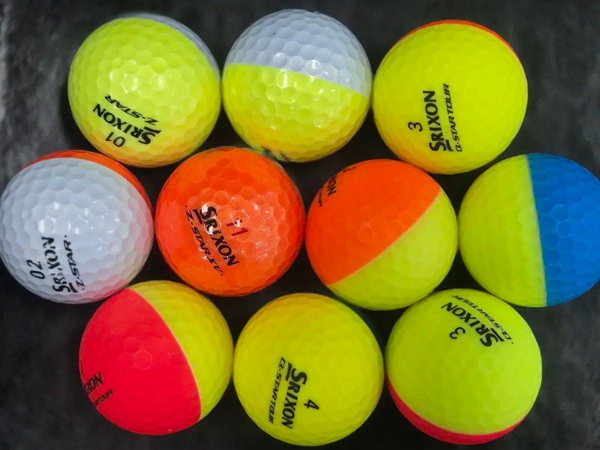 ダンロップ 【S19】SRIXON Z-STAR 黄 21年式 ロストボール 24球 ゴルフ 