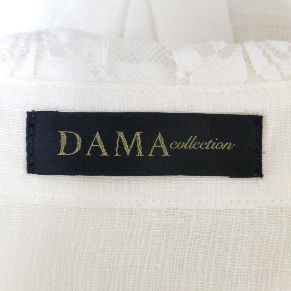 DAMAcollection(ダーマコレクション) 七分袖シャツブラウス