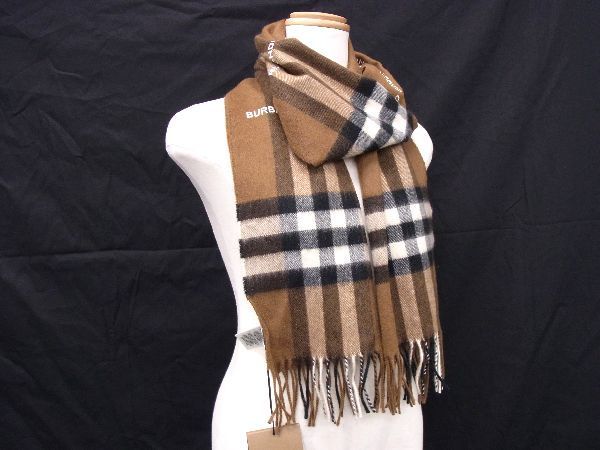 □新品□未使用□ BURBERRY バーバリー ノバチェック カシミア100