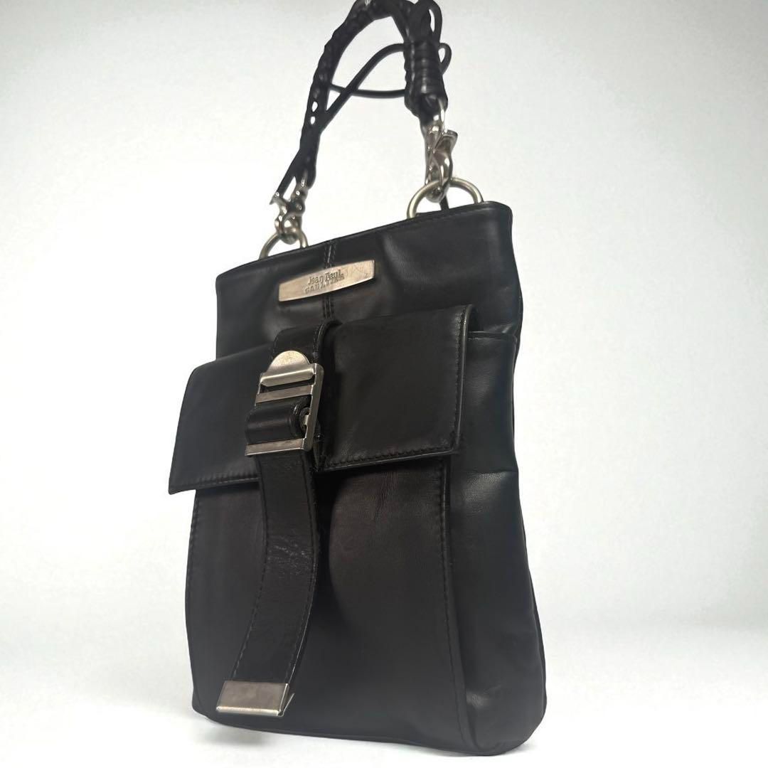 Jean Paul GAULTIER バッグ 希少！ 希少・入手困難□Jean Paul GAULTIER Vサイバー トートバッグ