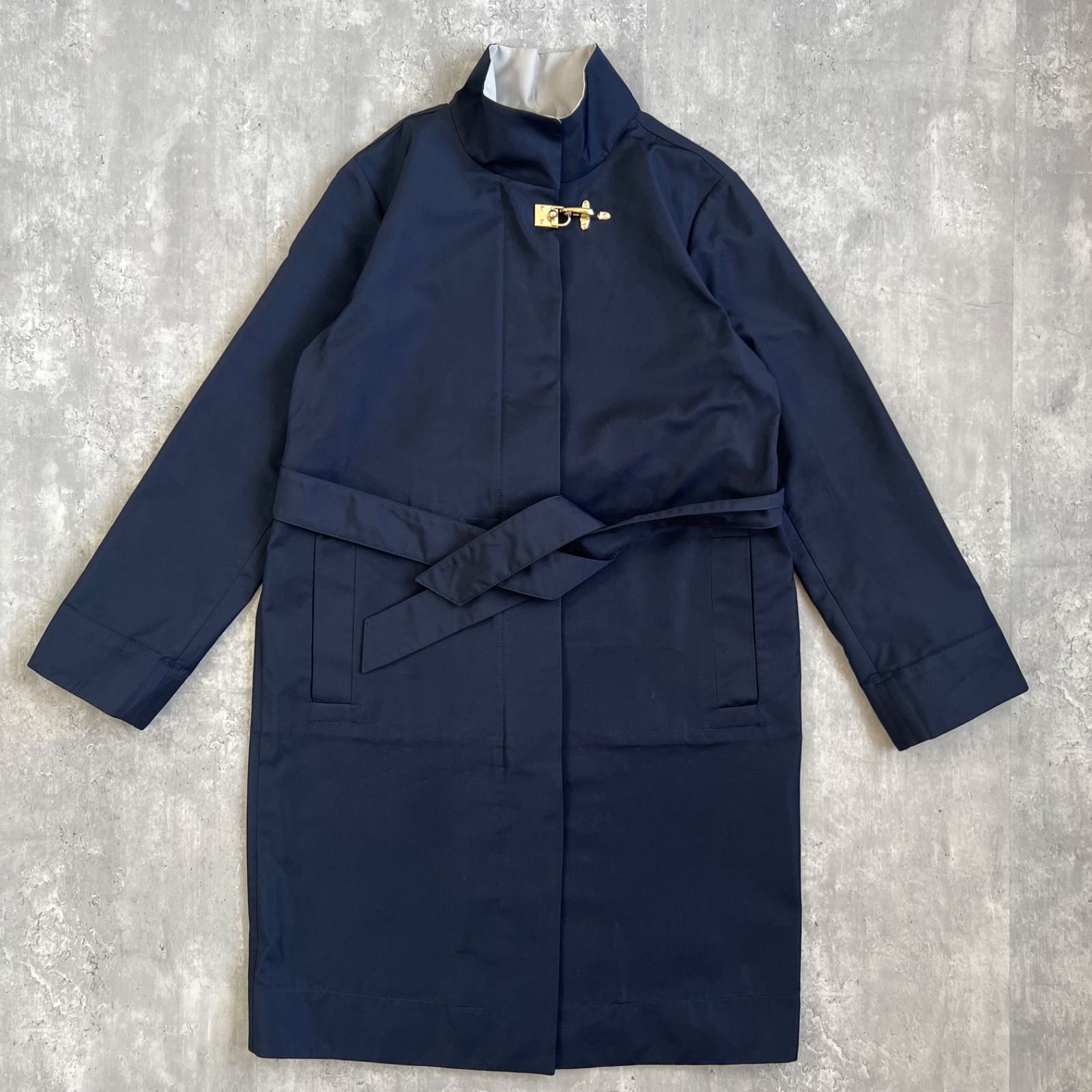 Fay フェイ イタリア製 ファイヤーマンコート ベルト付 ネイビー Sサイズ 高機能 NAW15323890 MFT 予備部品あり