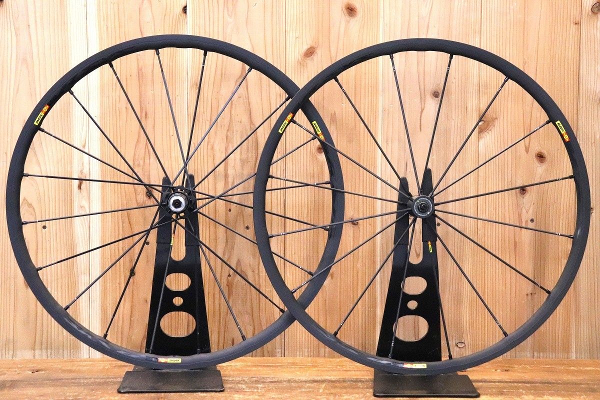 マヴィック MAVIC アールシス R-SYS SLR アルミ クリンチャー ホイールセット シマノ11S EXALITH 15C【芦屋店】