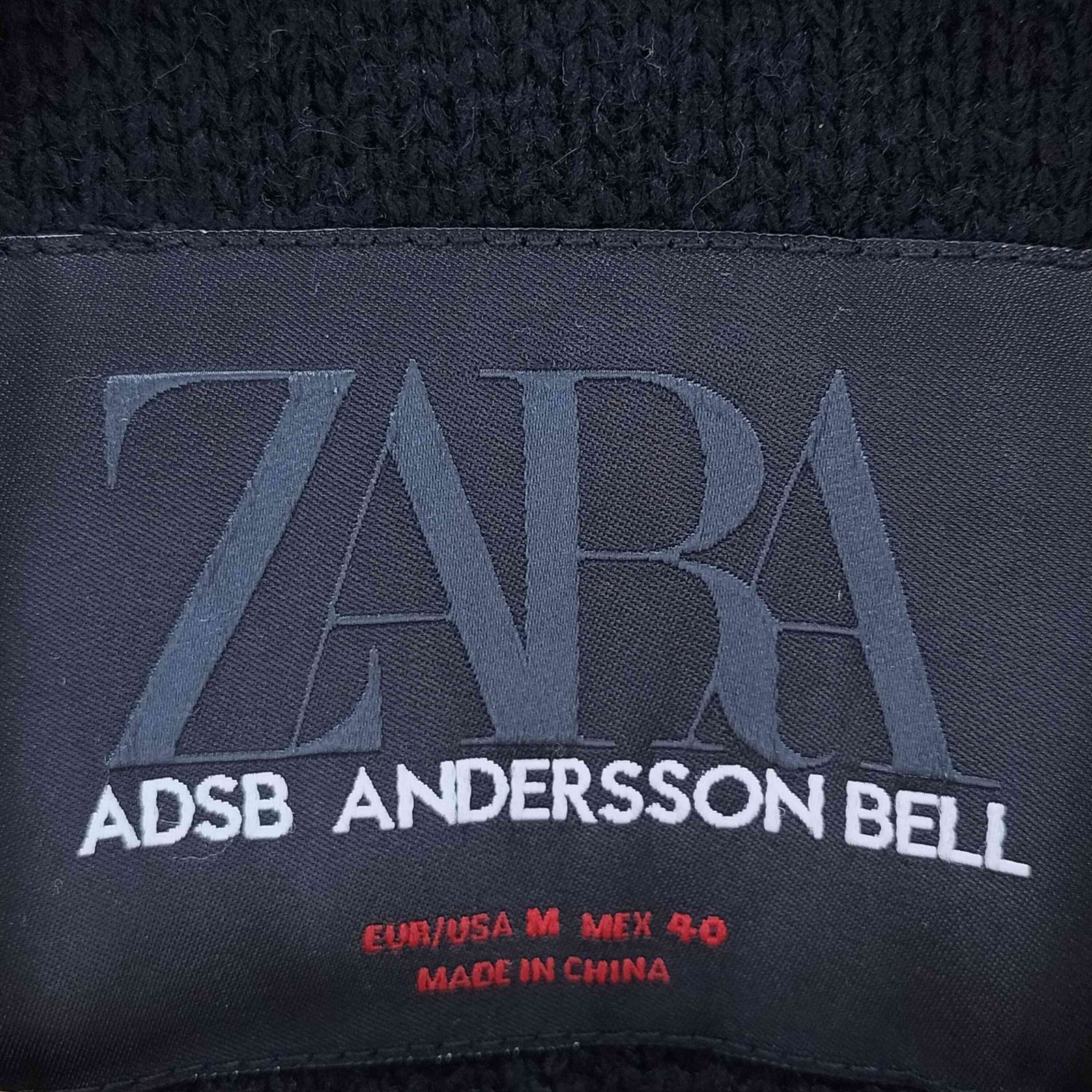 【ZARA×ANDERSSON BELL】ニットコンビレザージャケット ZARA×ANDERSSON BELL】ニットコンビレザージャケット - メルカリ