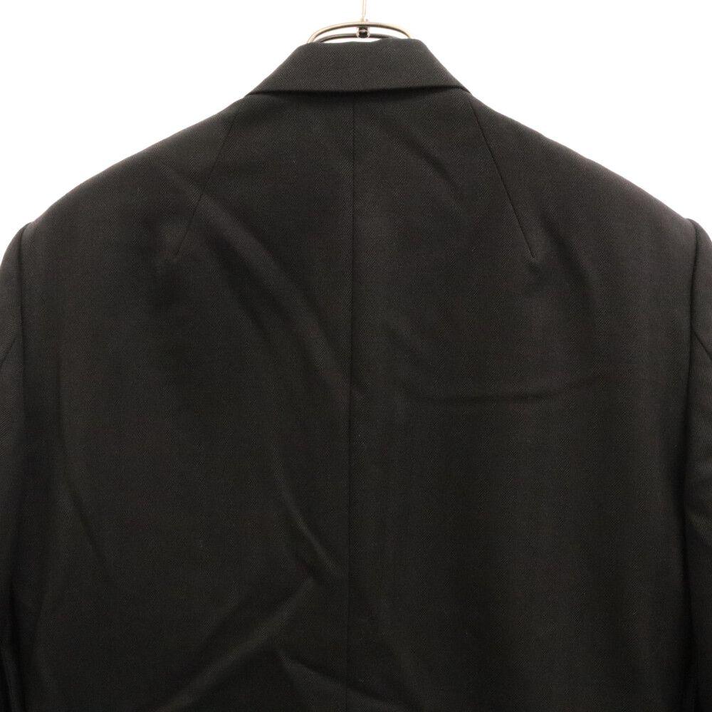 JOHN LAWRENCE SULLIVAN (ジョンローレンスサリバン) SIDE BUTTON DOUBLE BREASTED JACKET サイドスリットボタン ウールダブルテーラードジャケット 1A005-0121-08 ブラック