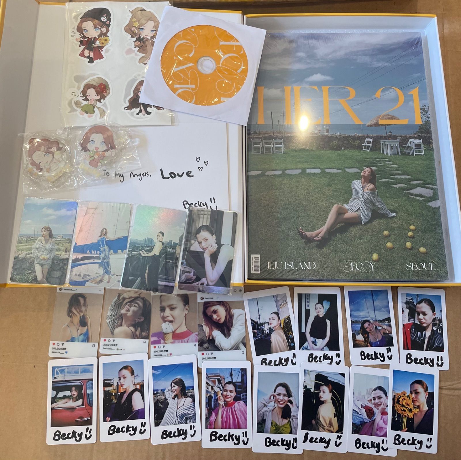 BECKY：《HER 21》写真集+特典