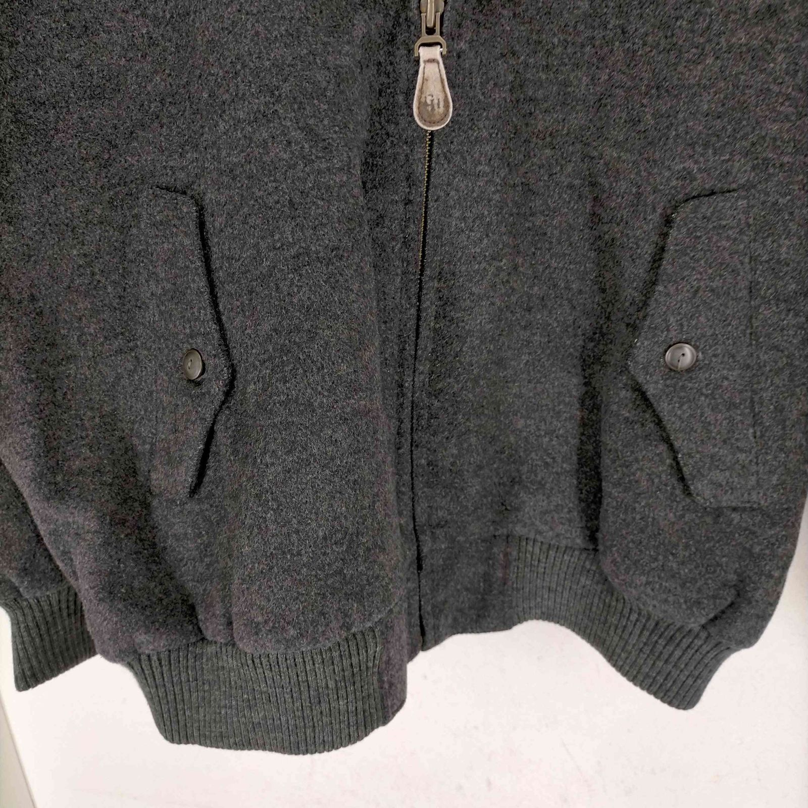 美品 高級 グラハムヒル スイングトップ メルノウール カシミヤ