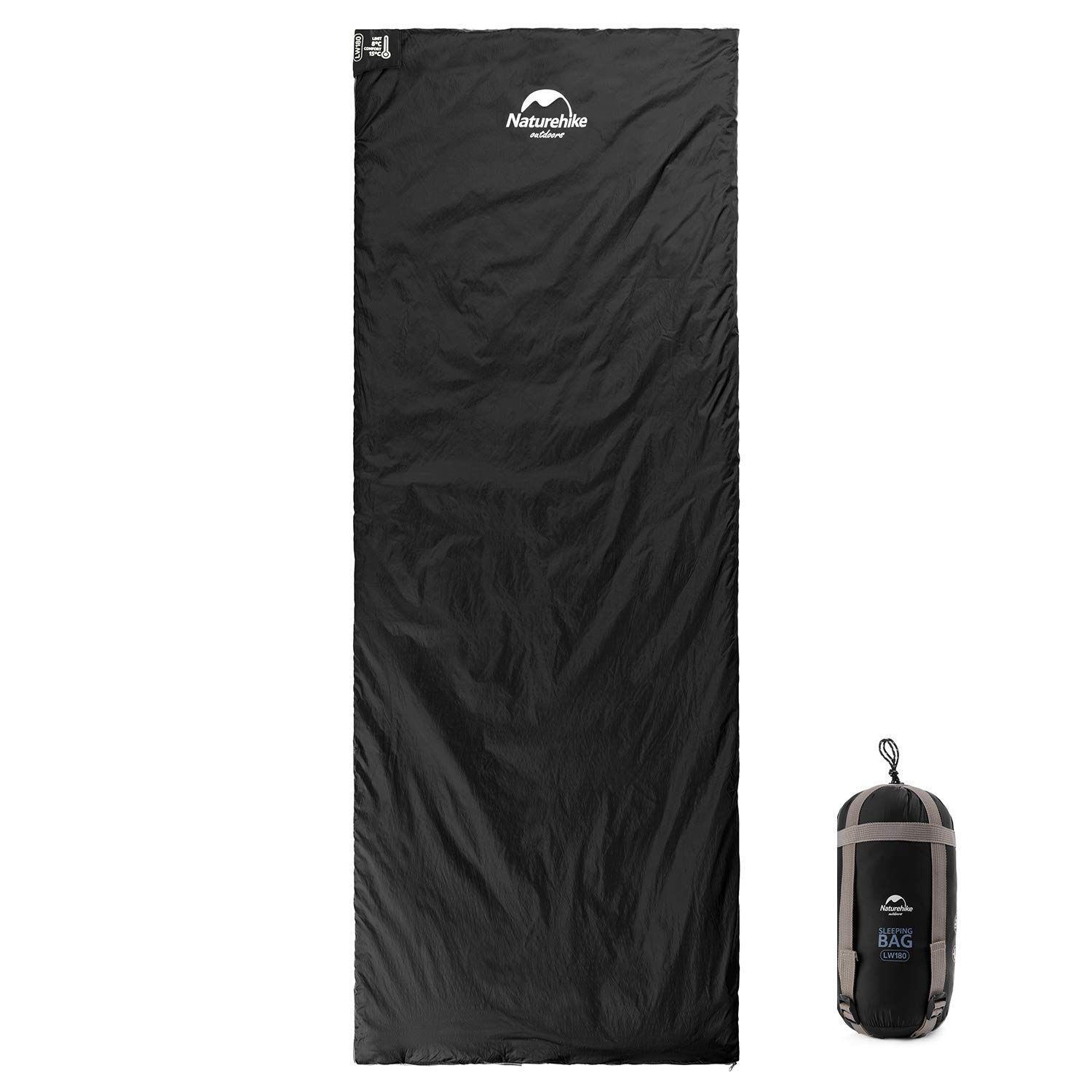 ブラック左開き_XL(205*85cm) Naturehike 寝袋 シュラフ アウトドア