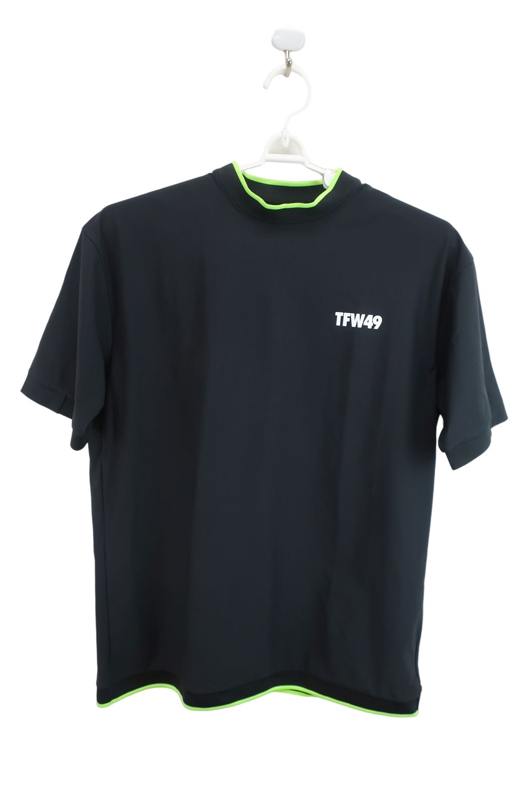超美品】TFW49(ティーエフダブリュー) 半袖モックネックシャツ