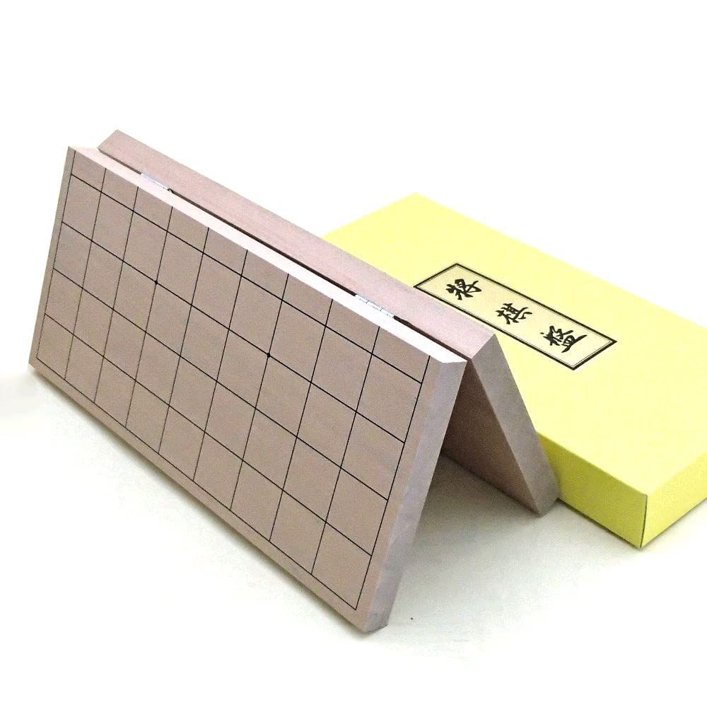 【数量限定】新桂(アガチス) ７号折将棋盤 やや、厚め 木製将棋盤