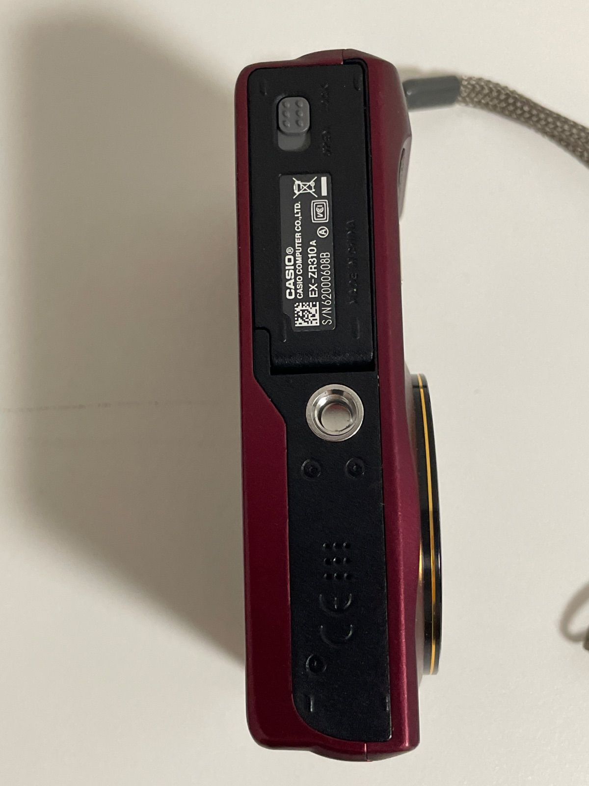 動作確認済 CASIO EXILIM EX-ZR310RD レッド