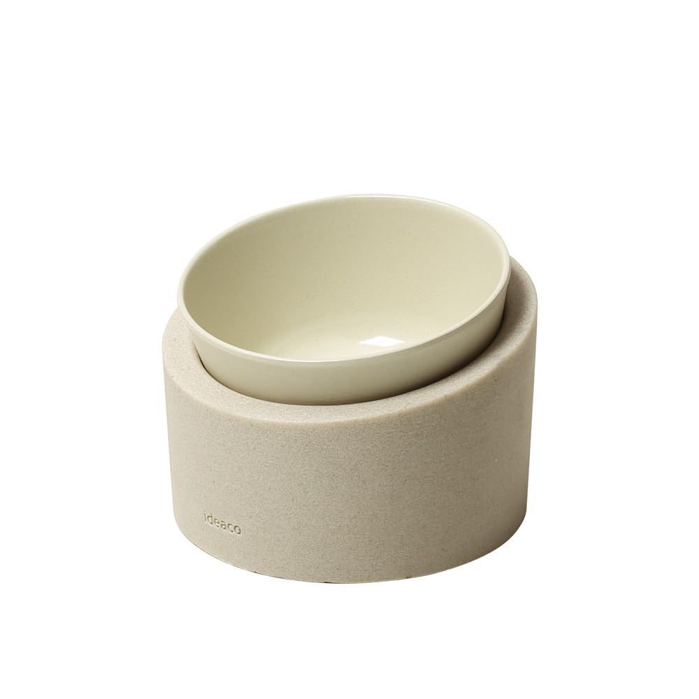 Pet Feeder 350ml 食器 猫 Water|Low 犬 付き 傾斜 ペットフィーダー スタンド ボウル ウォーター 水入れ|低 ペット イデアコ ideaco