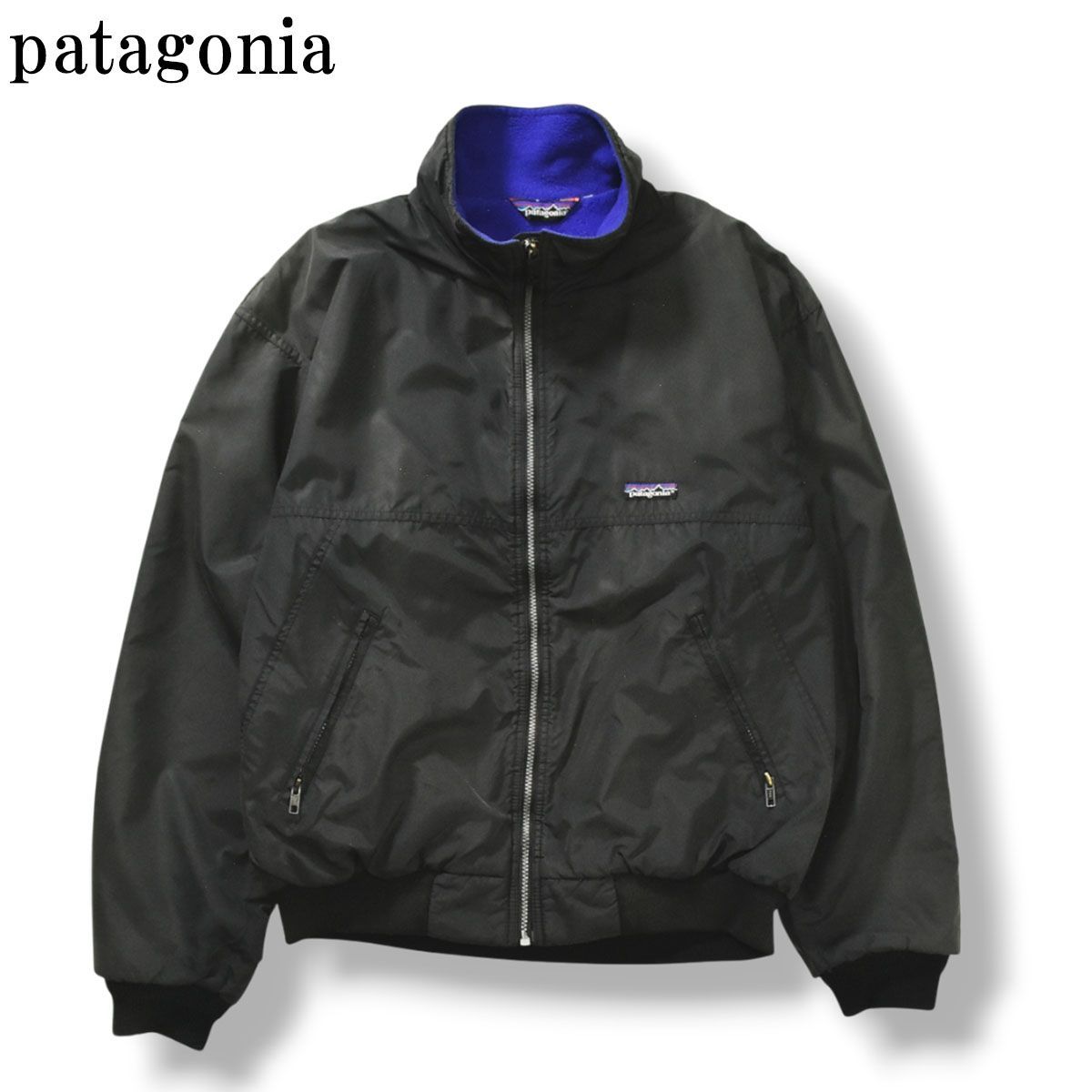 希少】 三角タグ 80sヴィンテージ カナダ製 パタゴニア patagonia シェルドシンチラ ジャケット SHELLED SYNCHILLA  JACKET ブルゾン ナイロン 裏地フリース L ブラック メンズ - メルカリ