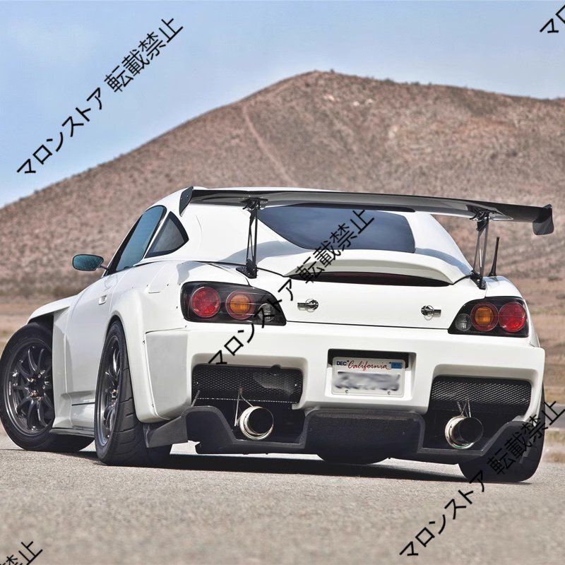 ● ●ホンダS2000 AP1 AP2 カーボンファイバー改造パーツ Spoon 後部ディフューザー付きGTウィング ZZ520
