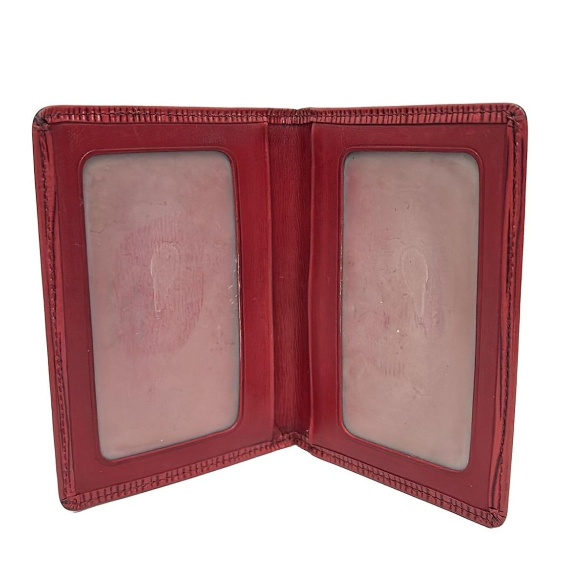 LOUIS VUITTON / ポルト・2カルト・ヴェルティカル_エピ_RED/レザー/RED/無地/レディース LOUIS VUITTON◇ポルト・2カルト・ヴェルティカル_エピ/レザー/RED