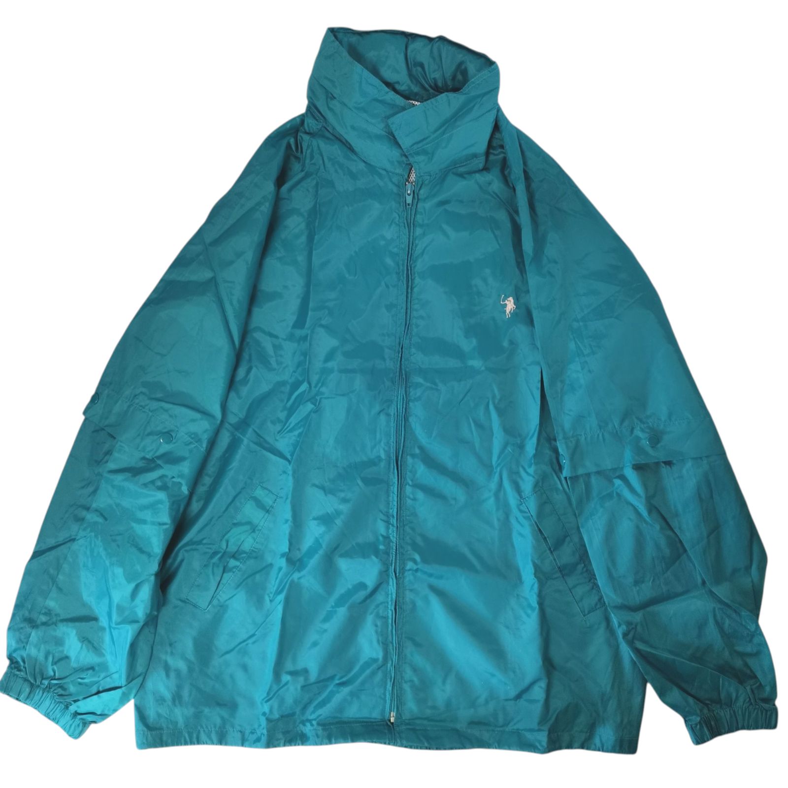 極レア】POLO COUNTRY ポロ カントリー レインウェア 雨具 フード襟 