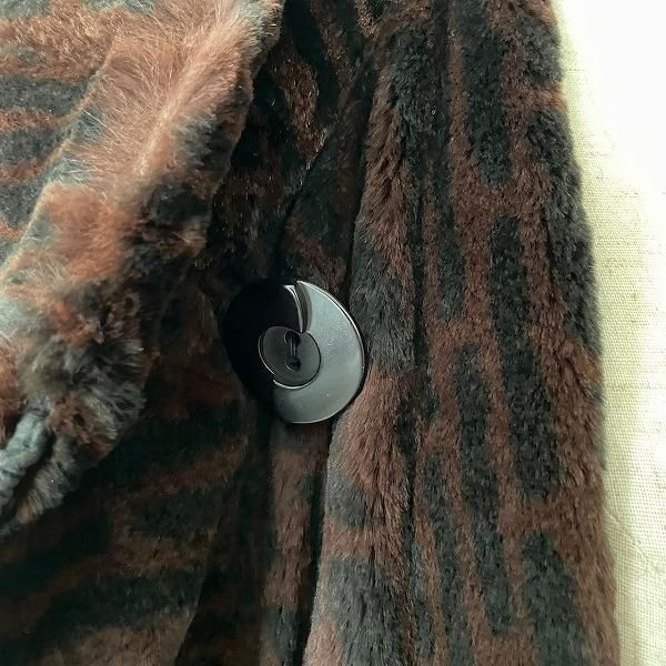 wnc エンバ EMBA 毛皮コート 黒系 こげ茶 シェアード コリンスキー