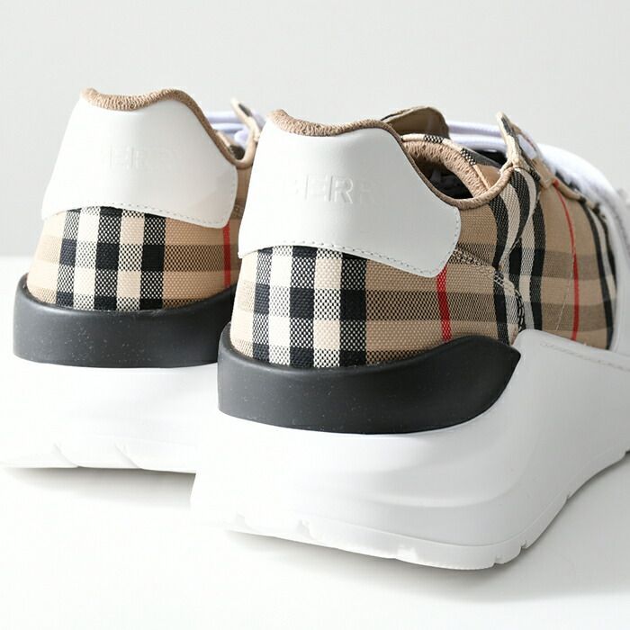 バーバリー レディース スニーカー NEW REGIS L CHK 8050509 BURBERRY: New Regis sneakers in fabric with jacquard Vintage