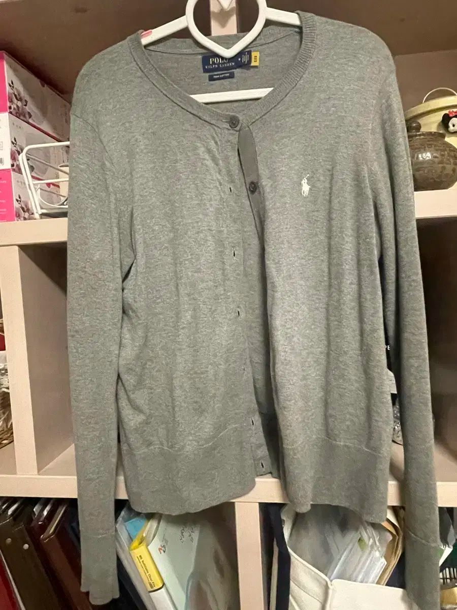 ポロ Ralph Lauren ラルフローレン ピマ コットン カーディガン M 95