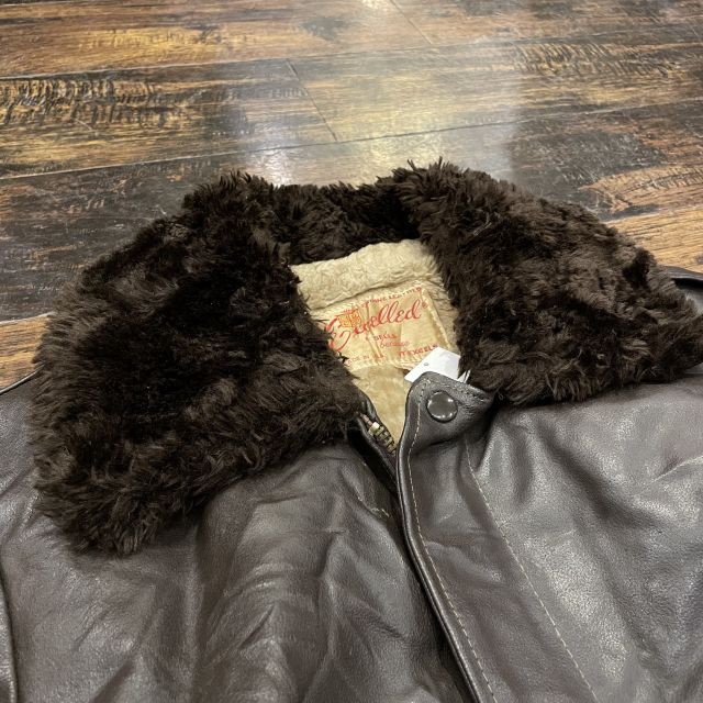 vintage 短丈フライトレザージャケット - メルカリ