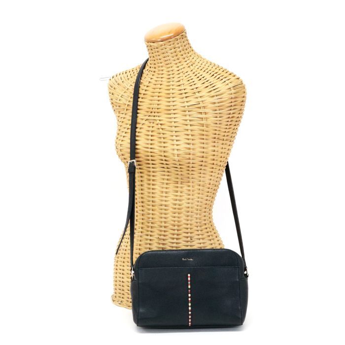 ポールスミス（Paul Smith）ストライプインセット レザー リュック かゆく