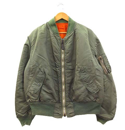 アルファインダストリーズ リバーシブル フライトジャケット S 黒