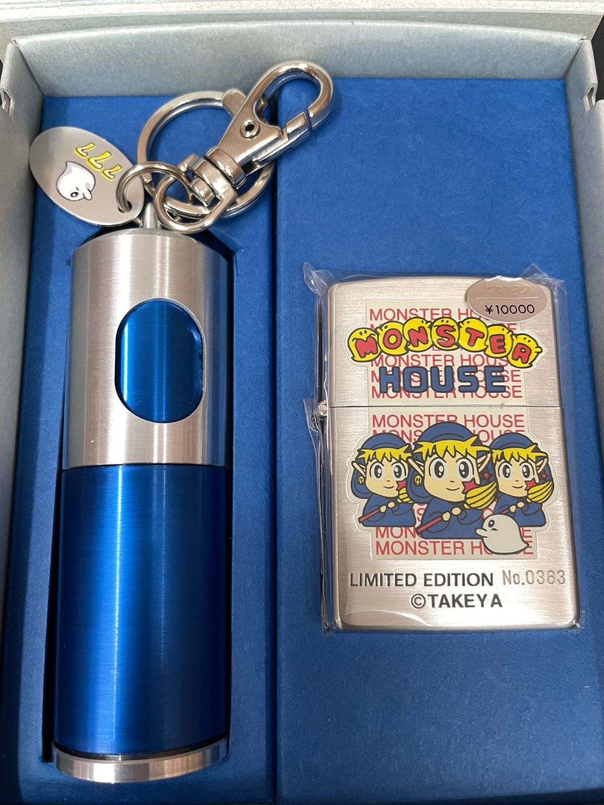 未使用 Zippo MONSTER HOUSE 特別限定1000個 モンスターハウス 銀