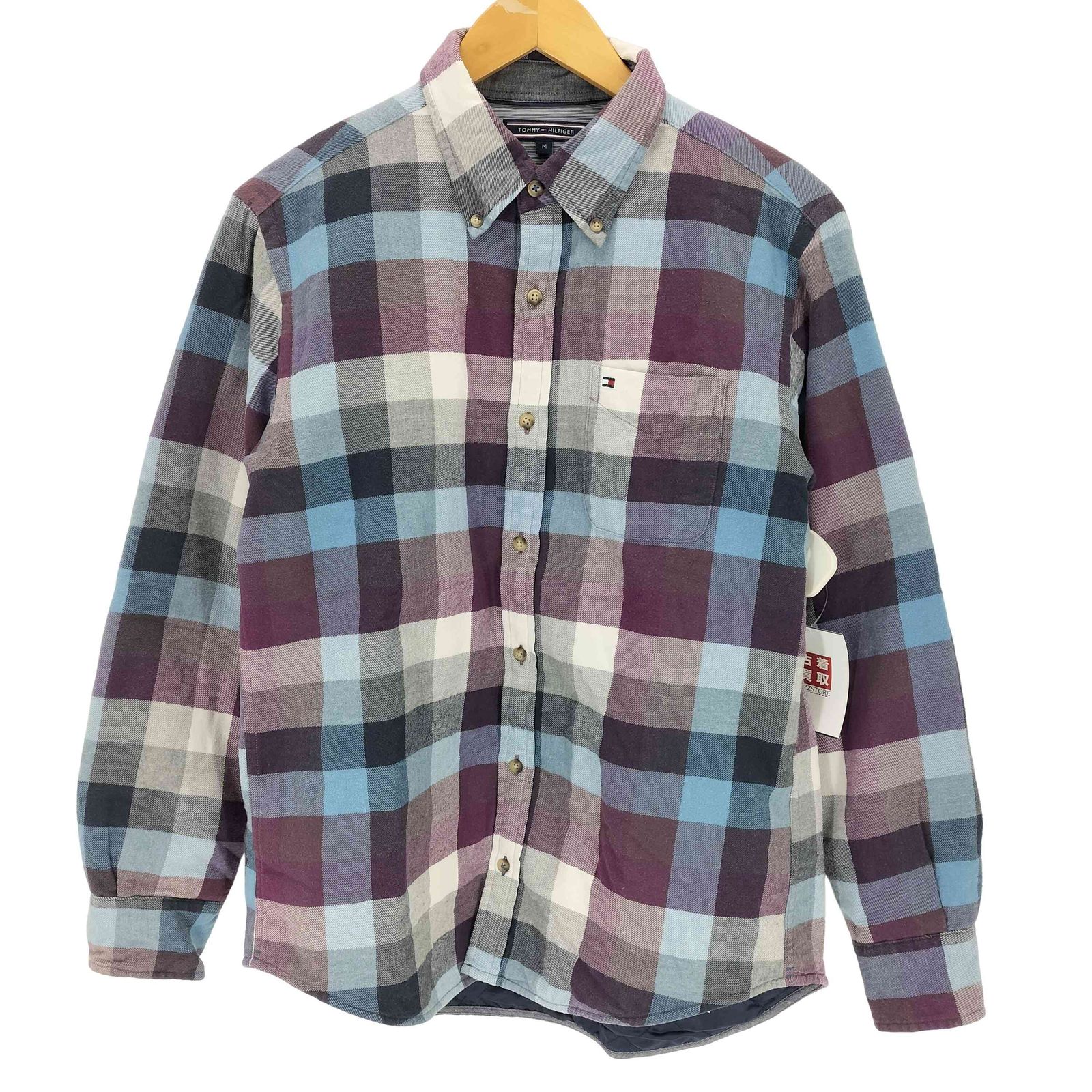 トミーヒルフィガー TOMMY HILFIGER 中綿チェックシャツ メンズ JPN：M 