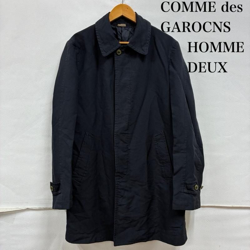 COMME des GARCONS HOMME DEUX コムデギャルソンオムドゥ コート 2015AW 製品染め エステル 後染め フライフロント ステンカラー コート DP-C001