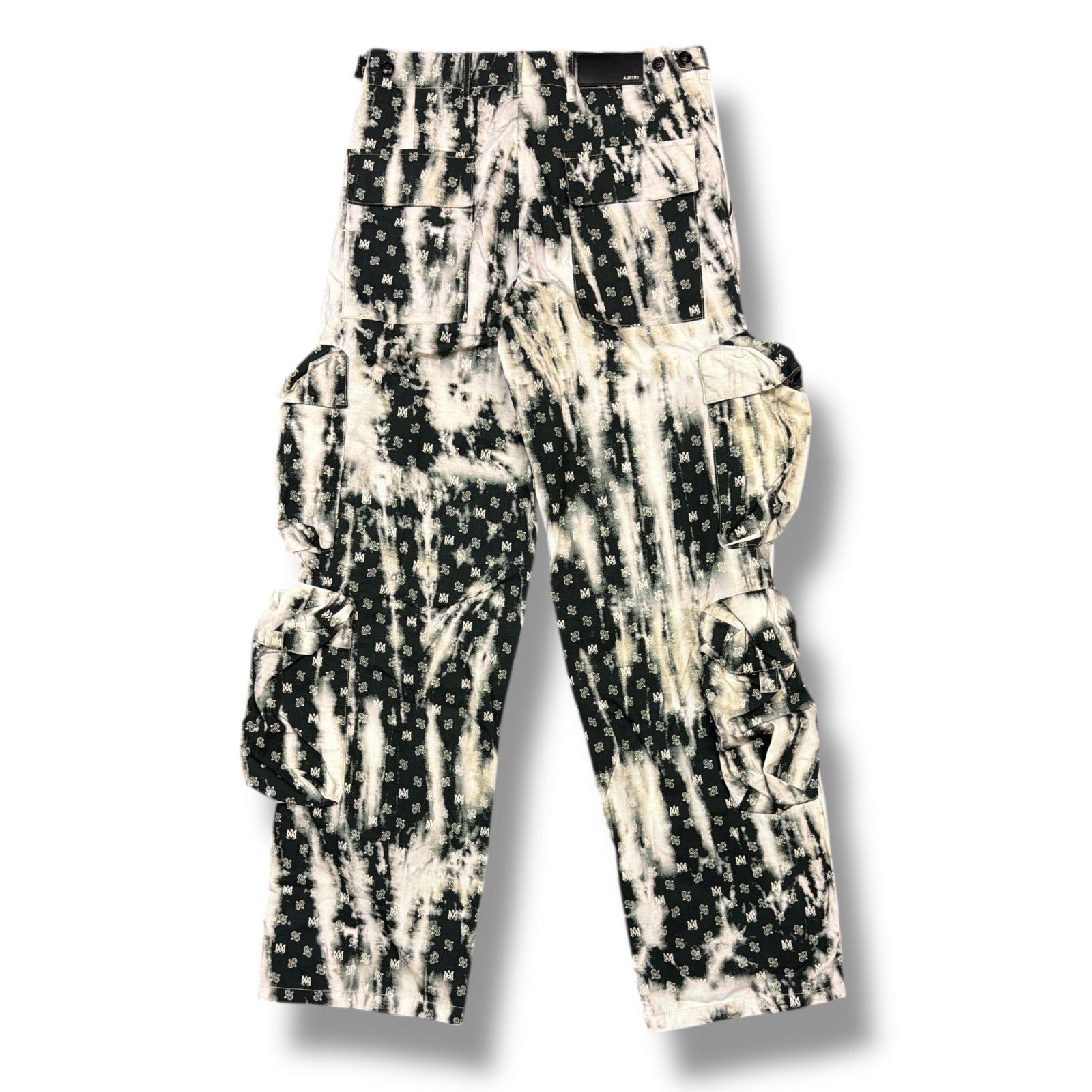 AMIRI Bleached Cargo Pants With Monogram Motif ブリーチカーゴ
