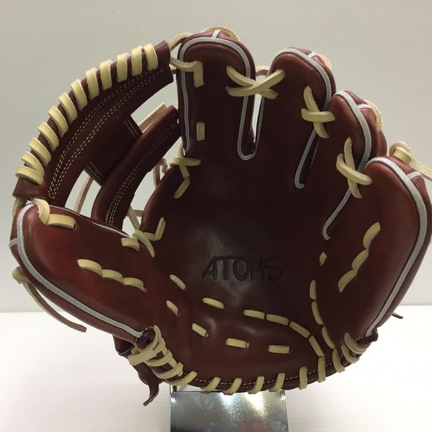 中古品 アトムズ ATOMS 軟式 内野手用グローブ 026型 コヤナギ