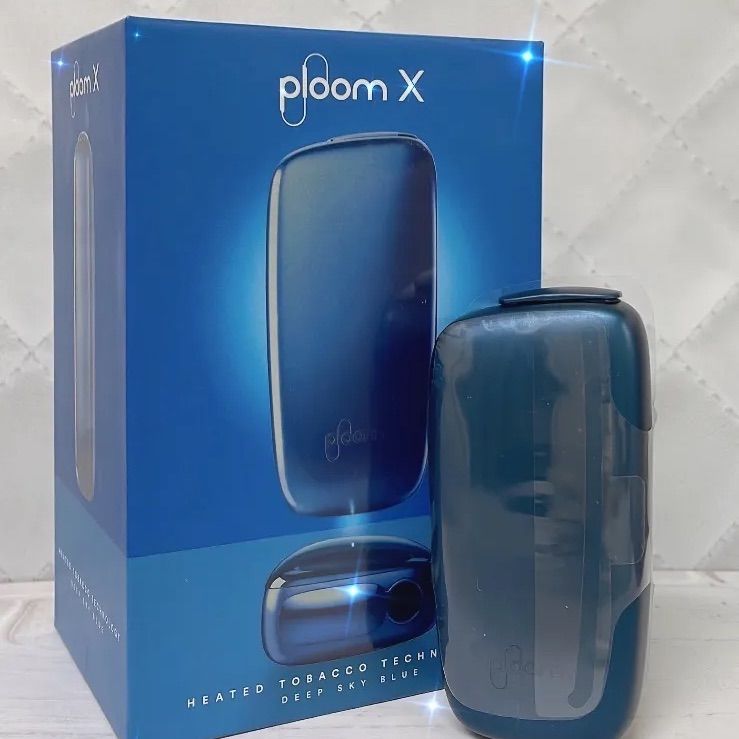 26台　プルームX スターターキット 限定 ディープスカイブルー プルームXのディープスカイブルーをレビュー！ブルー